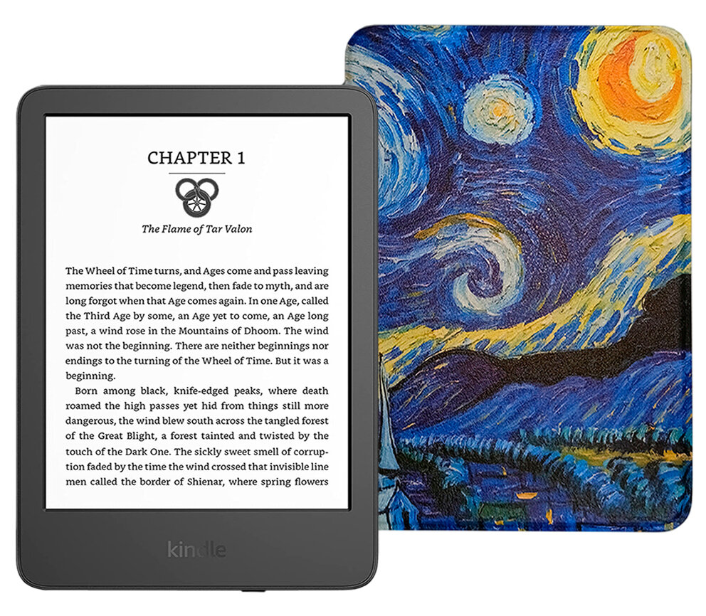 Электронная книга Amazon Kindle 11 16Gb SO Black с обложкой ReaderONE