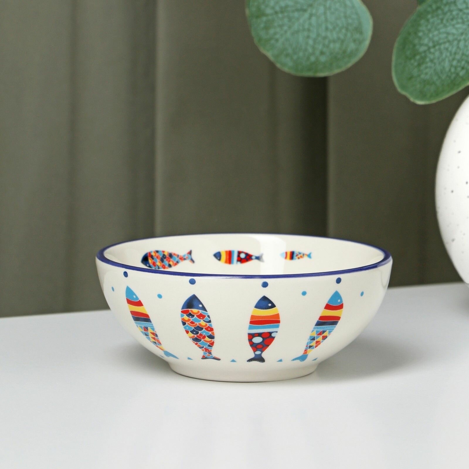 фото Миска Доляна «Емеля», 250 мл, d=11 см, цвет белый