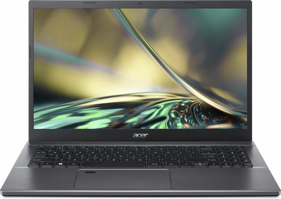 Ноутбук Acer Aspire A515-57, 15.6" (1920x1080) IPS/Intel Core i3-1215U/8ГБ DDR4/256ГБ SSD/UHD Graphics/Windows 11 Home, серый [NX.K3KER.00F]