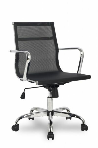 Офисное кресло College H-966F-2 для руководителя, 56 x 63 x 90 см, вес 14 кг, регулировка высоты (газлифт) H-966F-2/Black черный