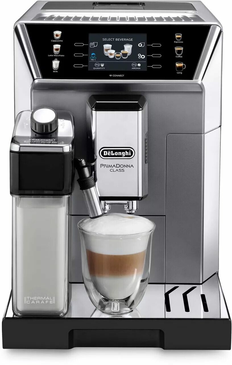 Кофемашина DeLonghi Primadonna Class ECAM 550.85.MS серебристый