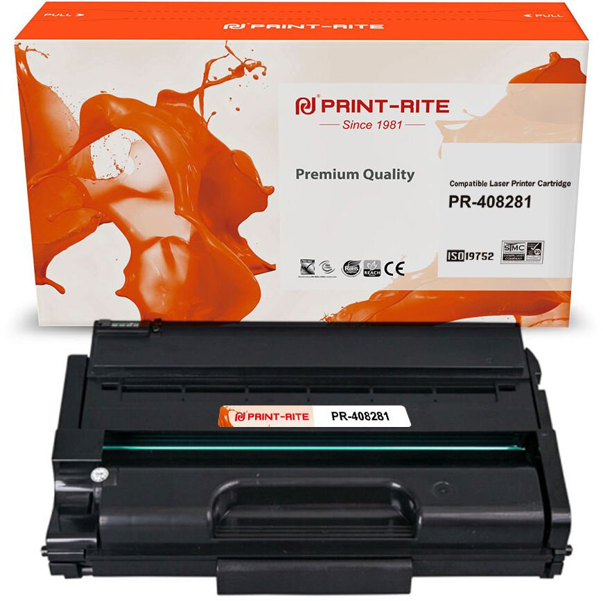 PRINT-RITE Картридж лазерный Print-Rite TFR806BPU1J PR-408281 408281 черный (7000стр.) для Ricoh Aficio SP 330DN/330SFN/330SN