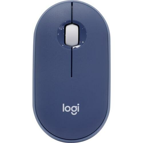 Мышь Logitech Pebble M350 Blue Gray