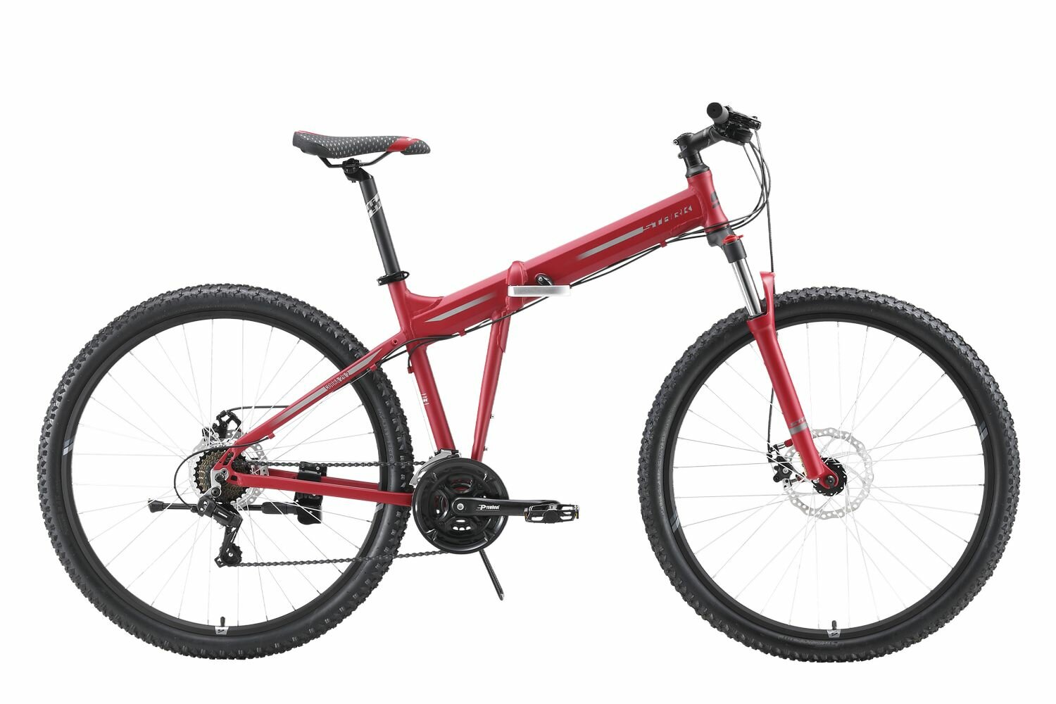 Велосипед Stark Cobra 29.2 D (2023) (Велосипед Stark'23 Cobra 29.2 D красный/серый/черный 18", алюминий,HQ-0010128)