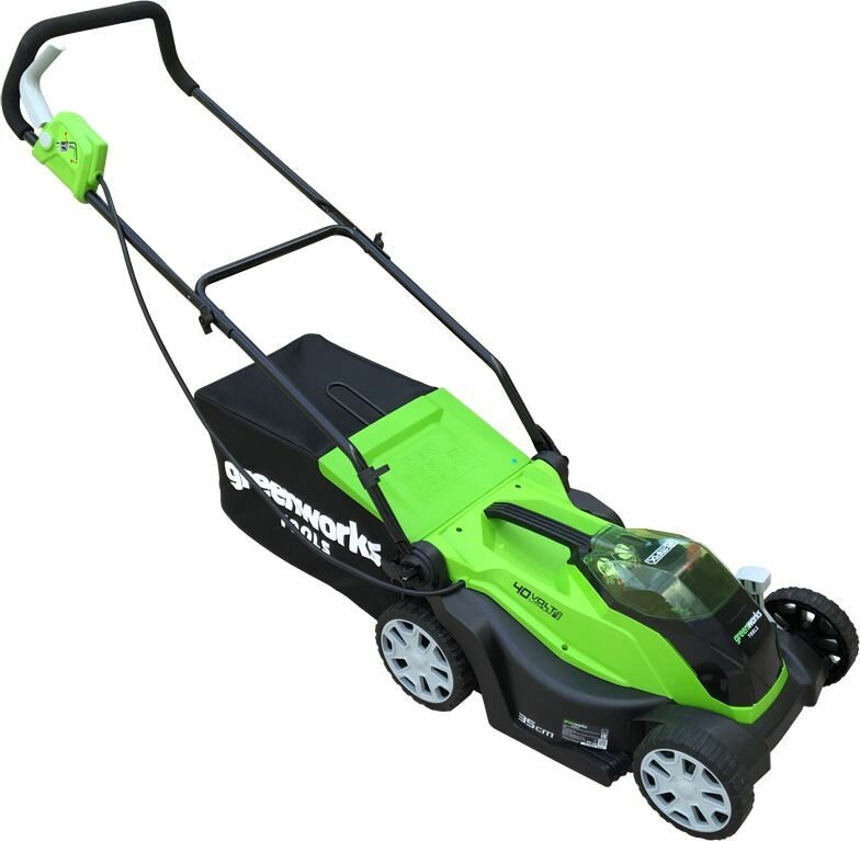 GREENWORKS Газонокосилка роторная Greenworks G40LM35K2 (2501907UA)