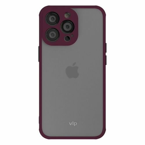 Чехол (клип-кейс) VLP VLP-PC21-67MS, для Apple iPhone 13 Pro Max, бордовый