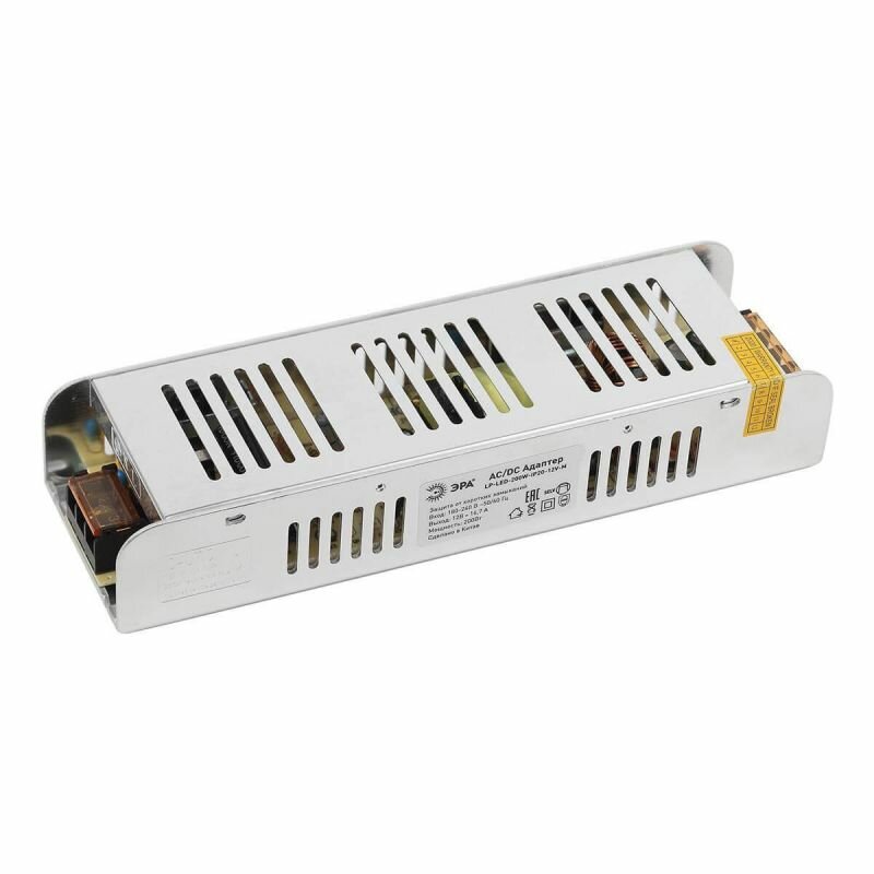 Блок питания ЭРА 12V 200W IP20 16,7A LP-LED-200W-IP20-12V-M Б0044743 - фотография № 1