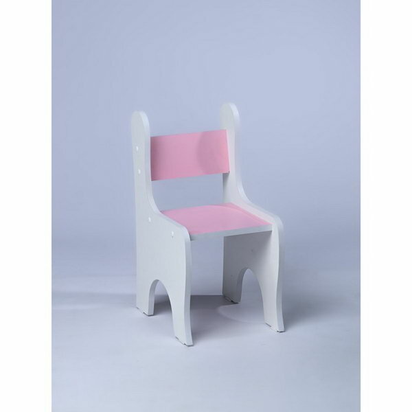 Набор детской мебели "Туалетный столик и стул", цвет розовый - фотография № 3