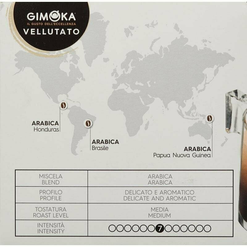 Кофе в капсулах для кофемашин Gimoka Dolce Gusto Espresso Vellutato (16 штук в упаковке), 1369761 - фотография № 3