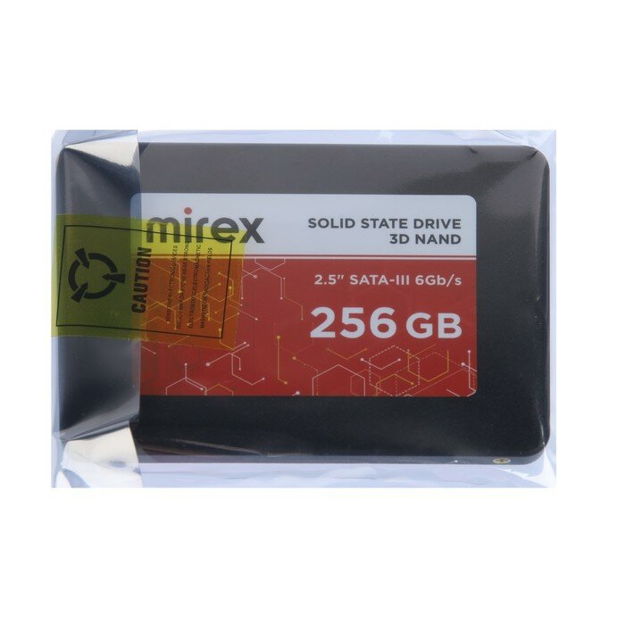 Накопитель SSD Mirex, SATA III, 256 Гб, 2.5"