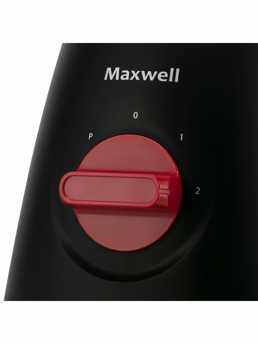 Блендер стационарный Maxwell MW-1176 (MC) черный/бордовый - фотография № 2
