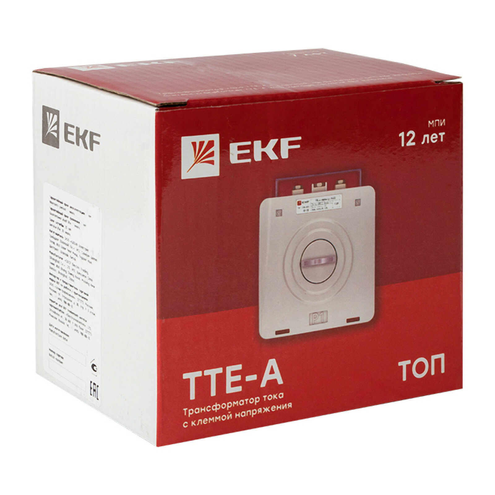 Трансформатор тока ТТЕ-A-150-5А с клеммой напряжения класс точности 0,5 EKF PROxima - фотография № 2