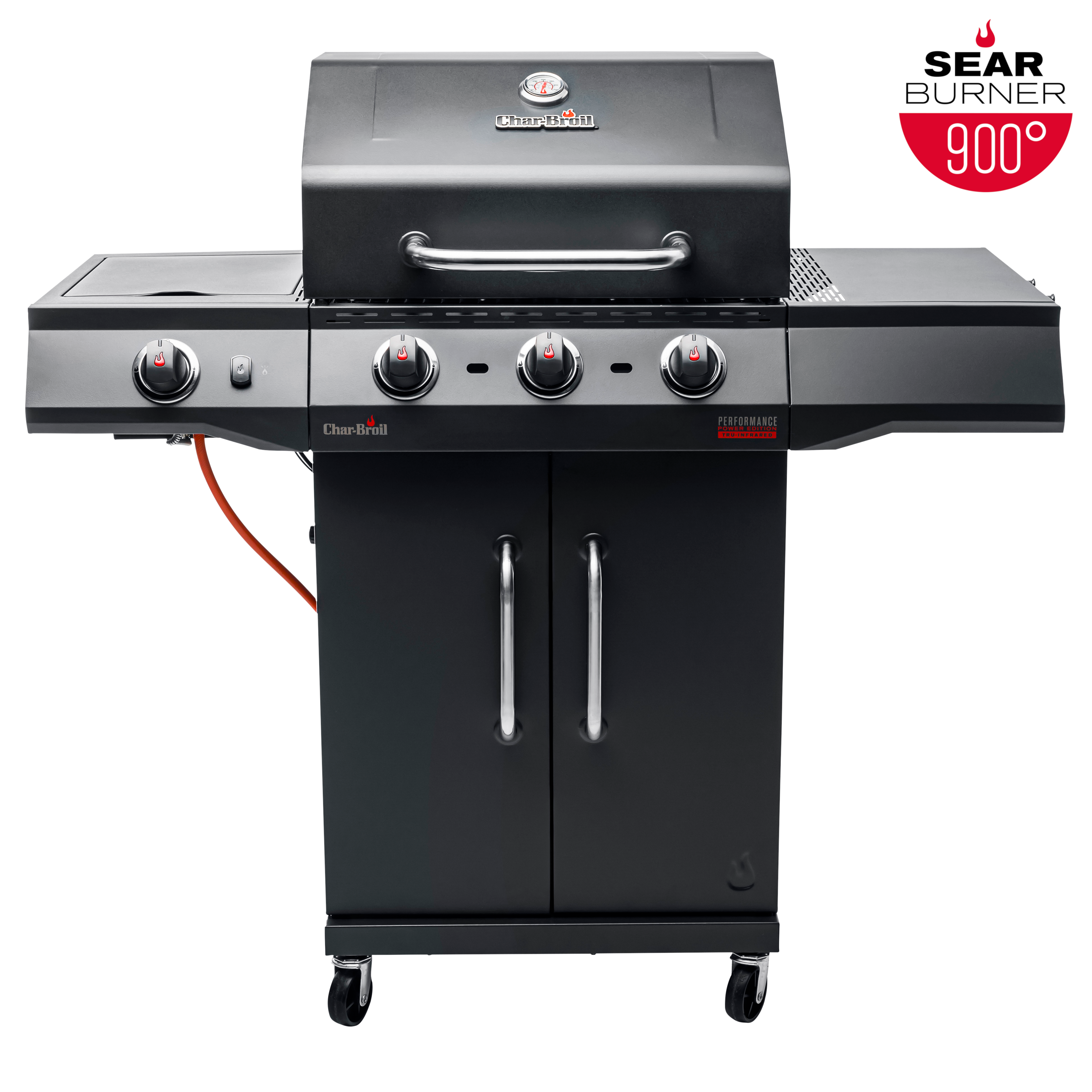 Char-Broil Газовый гриль Char-Broil Performance Power Edition 3B, 4 горелки (чёрный, с ИК-горелкой)