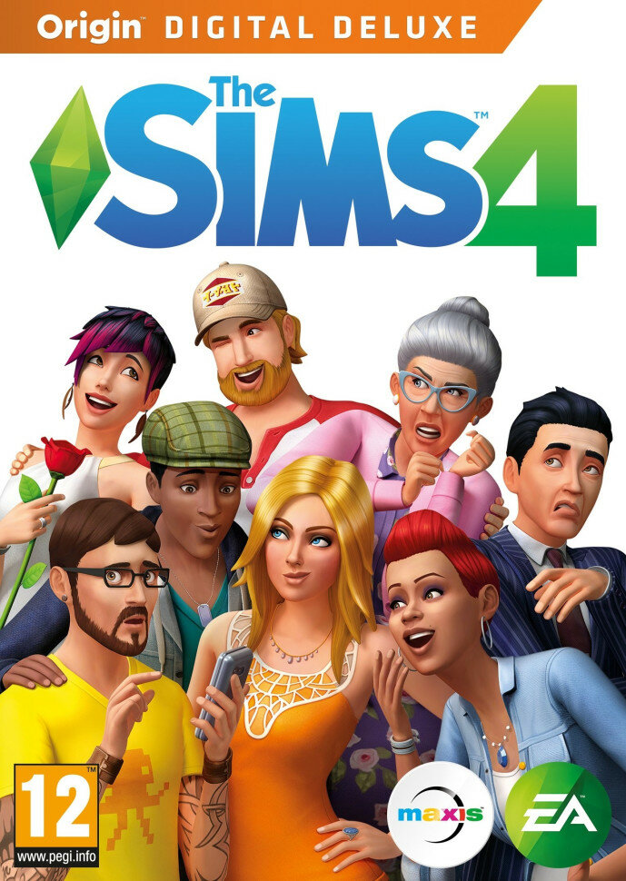 Игра The Sims 4 Deluxe Edition для PC русский перевод EA app (Origin) электронный ключ