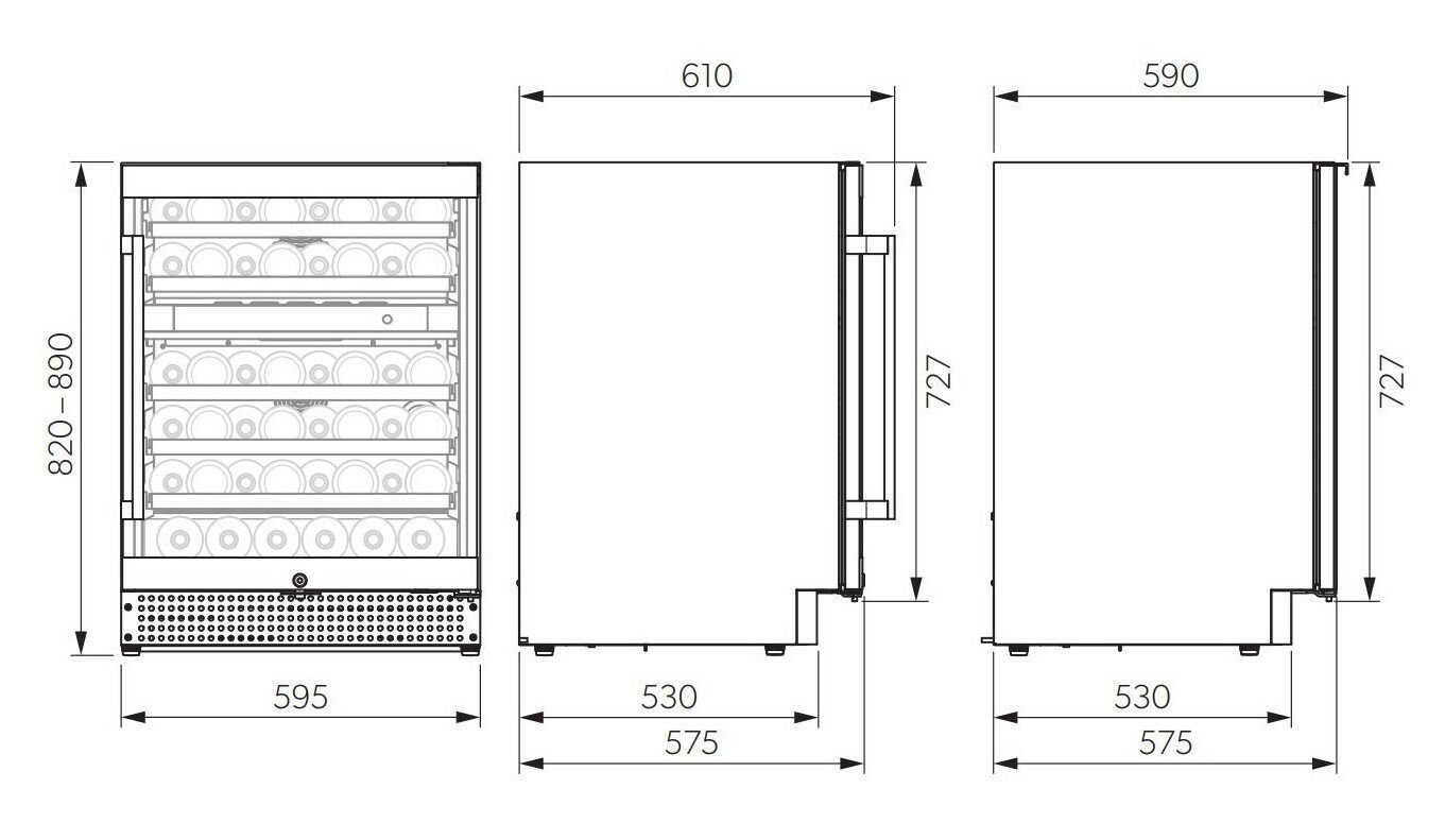 Винный шкаф Dometic D46B Design - фотография № 6