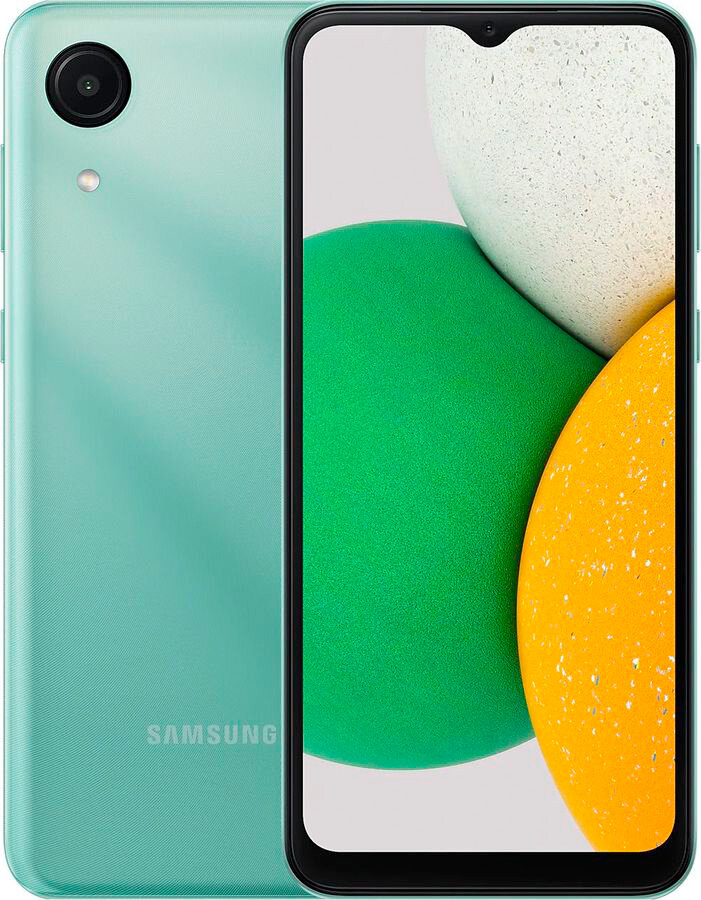 Смартфон Samsung Galaxy A03 Core 32Gb, SM-A032F, светло-зеленый