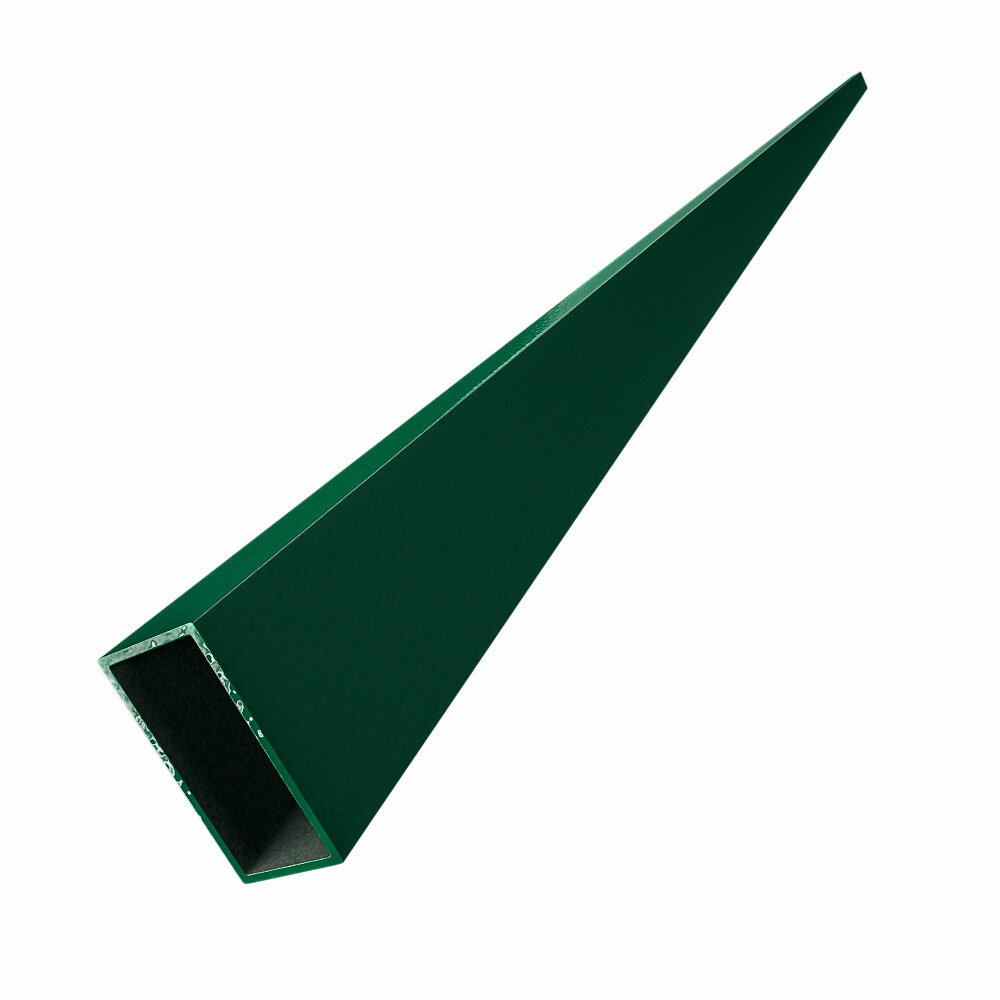 Лага для забора 40х20х1.5 мм 25 м зеленая RAL 6005 цинк+ порошковое покрытие