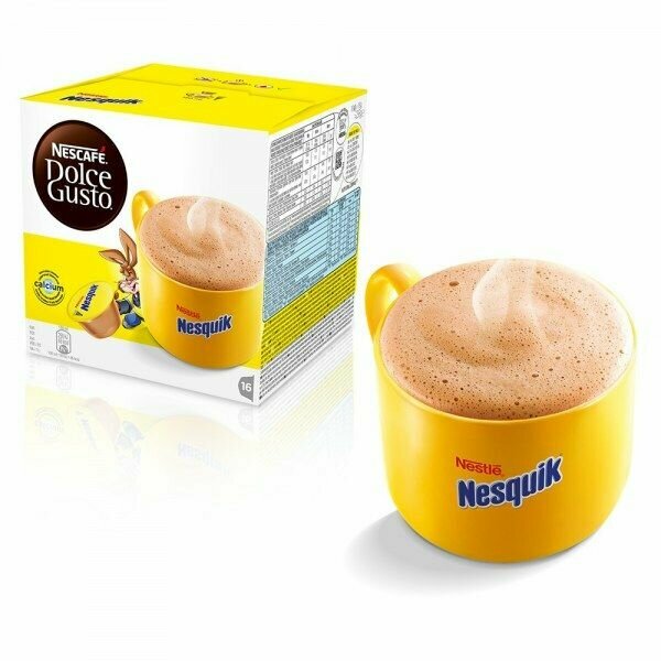 Какао Dolce Gusto Nesquik Nescafe 48 капсул 3 упаковки по 16 капсул / Несквик нескафе - фотография № 2