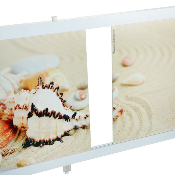МетаКам Экран для ванны "Ультра легкий АРТ" Дары моря, 168 см - фотография № 3