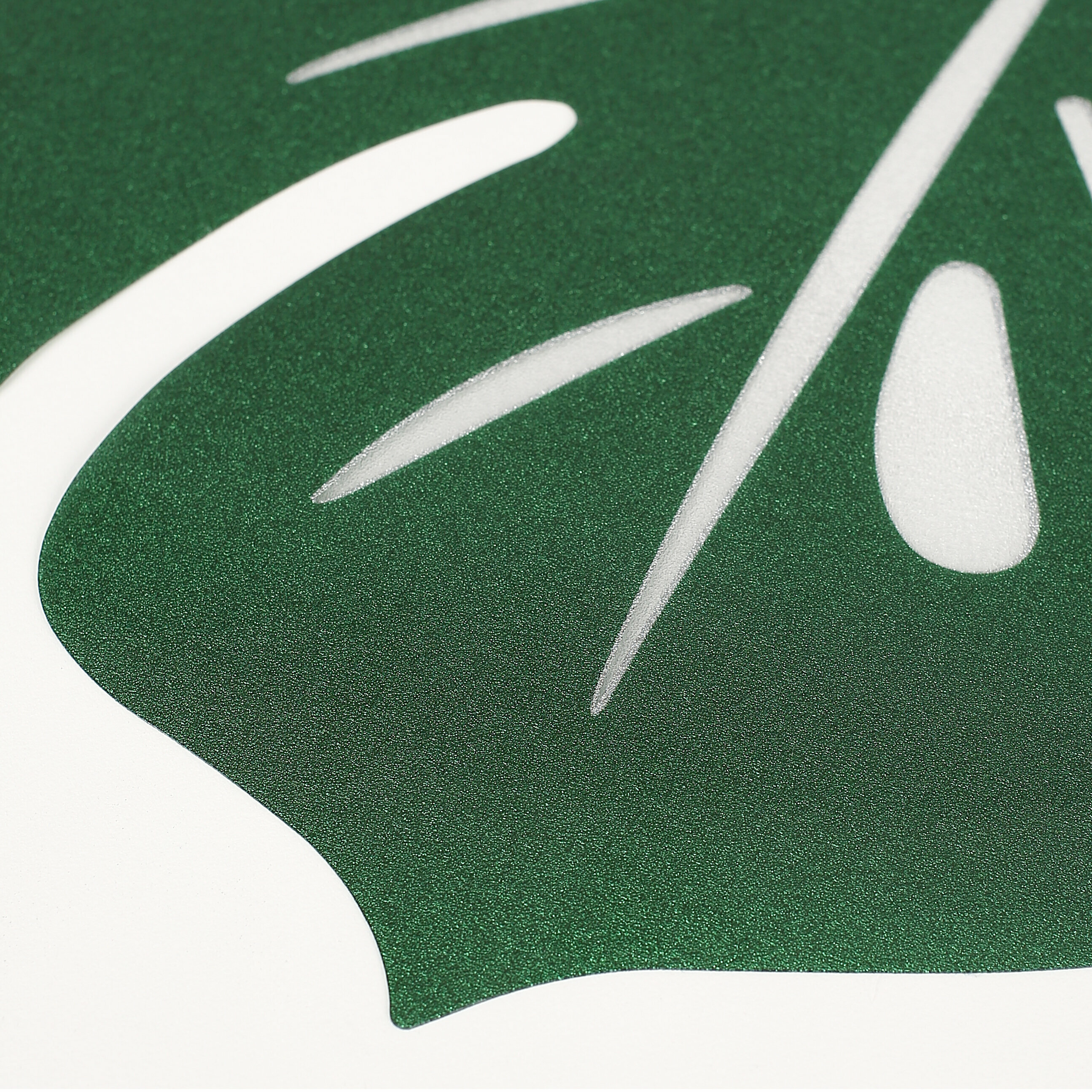 Набор салфеток сервировочных, цвет - зеленый, Термосалфетка "Тропический лист", толщина 0,5мм, 48х36см, 4 штуки - фотография № 3