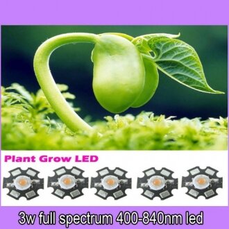 Светодиоды для растений 3WR 3.6V R 400-840 nM