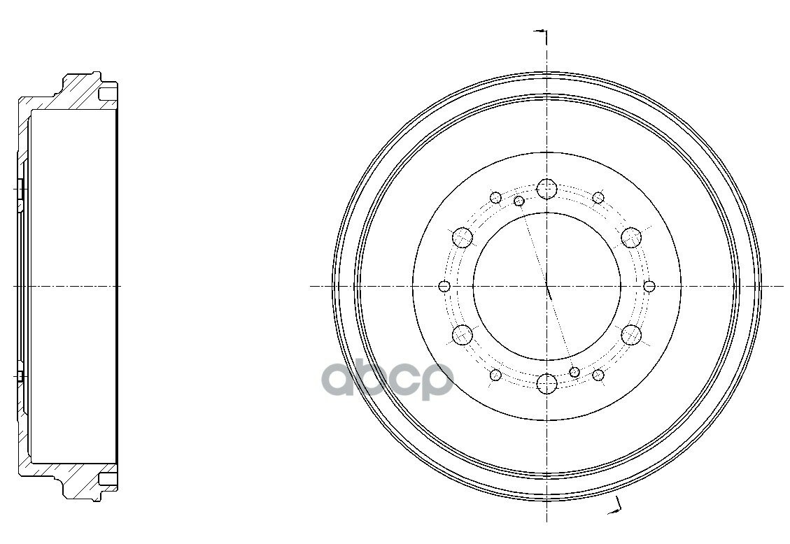 Барабан Тормозной G-Brake Gd-06641 GBRAKE арт. GD06641