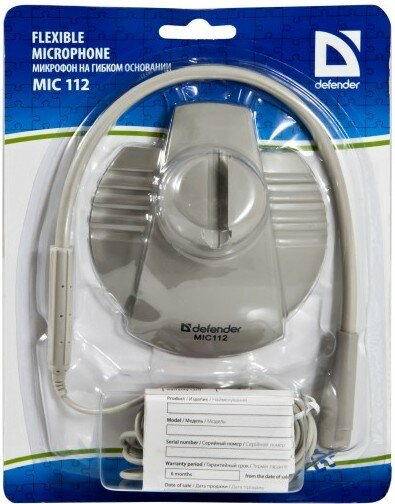 Микрофон Defender MIC-112 бежевый