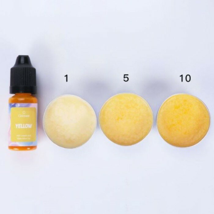 фото Краска (пигмент) для воска "Жёлтый" 10 мл