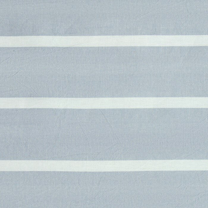 КПБ Этель евро Blue stripe 200*220см,220*240см,50*70-2шт,100%жатый хлопок,140гр/м2 - фотография № 3