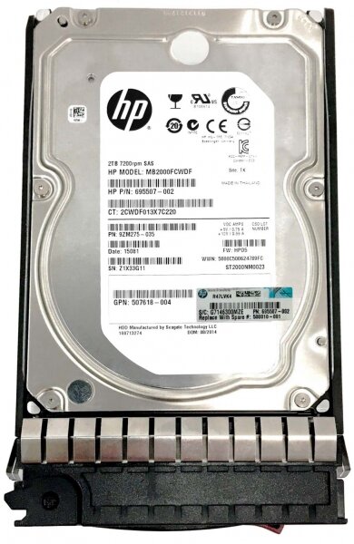   HP 507616-B21 2Tb SAS 3,5" HDD