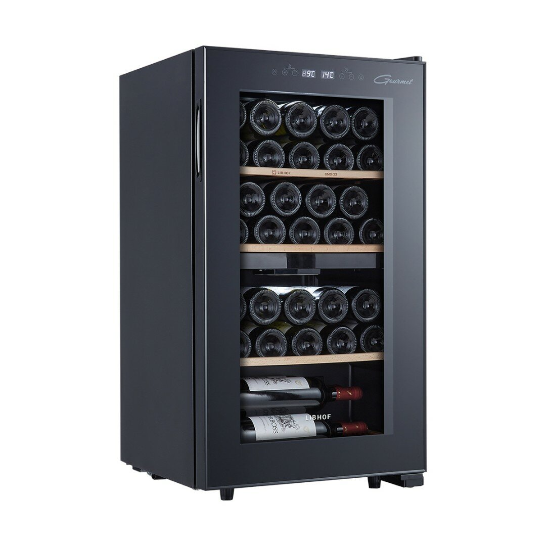 Отдельностоящий винный шкаф Libhof GMD-33 Black