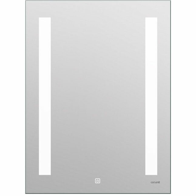 Зеркало Cersanit LED Base 020 60х80 с подсветкой прямоугольное (KN-LU-LED020*60-b-Os) - фотография № 1