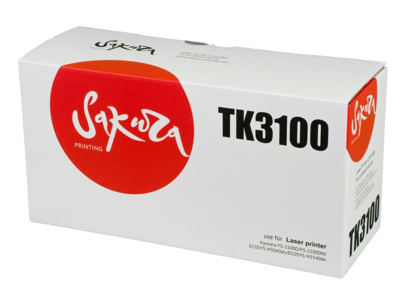Картридж Sakura SATK3100 / TK3100 Black для Kyocera FS-2100D/FS-2100DN/M3040dn/M3540dn