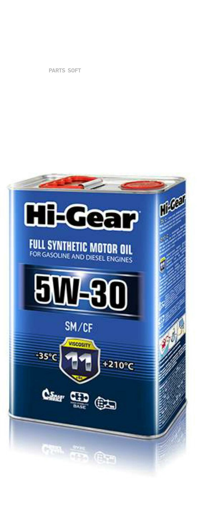 HI-GEAR 5W30 (4L)_масло моторное! синт.\ API SM/CF, ACEA A3/B4, MB 229.1, VW 501 01/505 00, RN 0700 HI-GEAR / арт. HG0034 - (1 шт)
