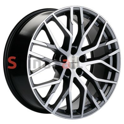 Khomen Wheels KHW2005 (Audi/VW) Gray-FP 8.5x20/5x112 ET33 D66.5