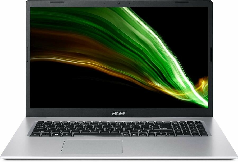 Ноутбук Acer Aspire 3 A317-53-3652, 17.3", IPS, Intel Core i3 1115G4 3.0ГГц, 8ГБ, 512ГБ SSD, Intel UHD Graphics , Windows 11 Home, серебристый NX.AD0ER.012