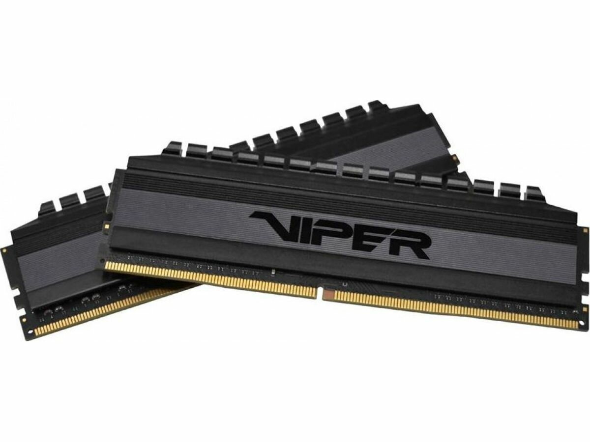 Модуль памяти PATRIOT Viper 4 Blackout DDR4 - 2x 4Гб 3000, DIMM, Ret - фото №1