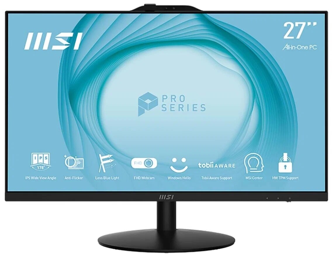 Моноблок MSI Pro AP272 13M-421XRU 9S6-AF8311-421 (CORE i5 2500 MHz (13400)/8192Mb/512 Gb SSD/27"/1920x1080/Нет (Без ОС))