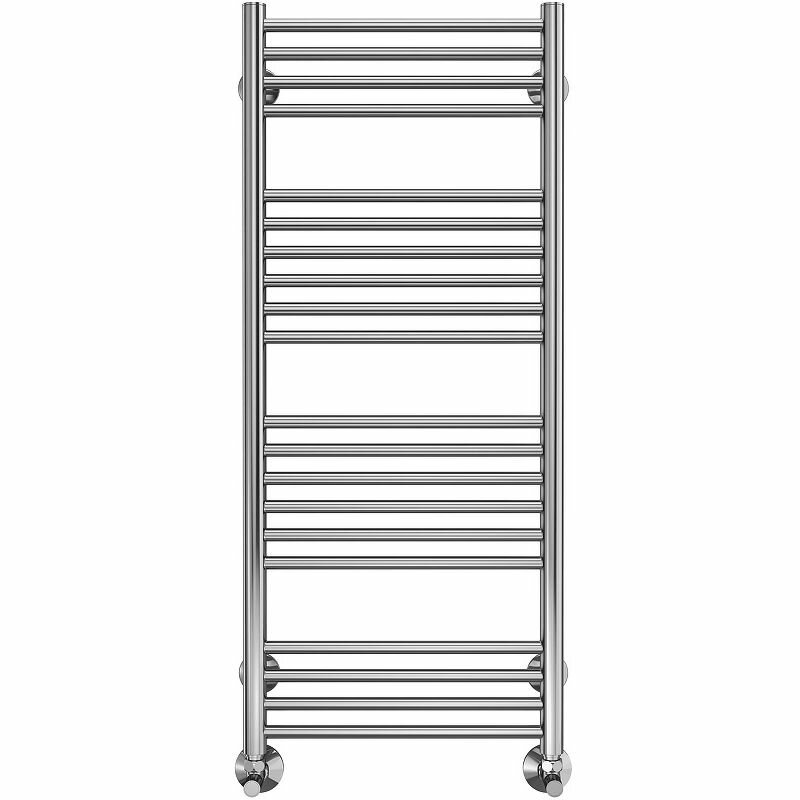 Полотенцесушитель водяной Terminus Аврора П20 400х1010 мм (4+6+6+4) хром из нержавеющей стали - фотография № 1