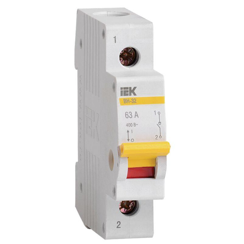 Выключатель нагрузки ВН-32 63А/1П IEK MNV10-1-063 (1 шт.)