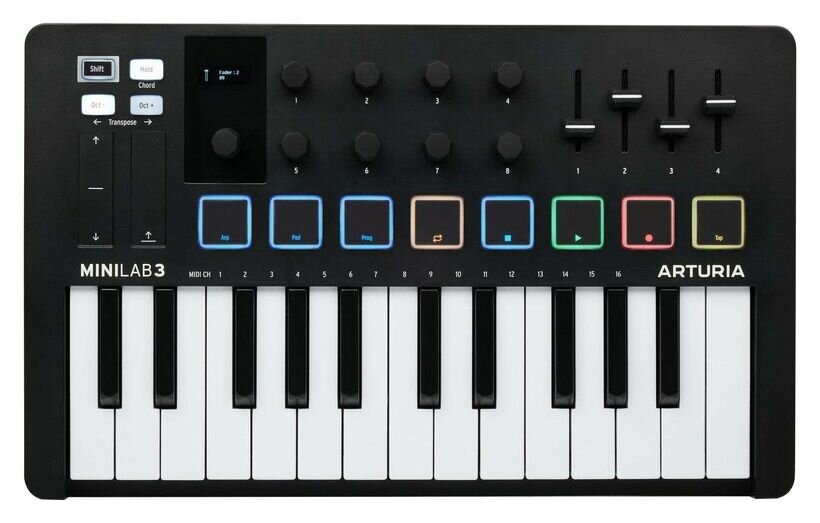 ARTURIA MiniLAB 3 Black Edition - Синтезатор аналоговый