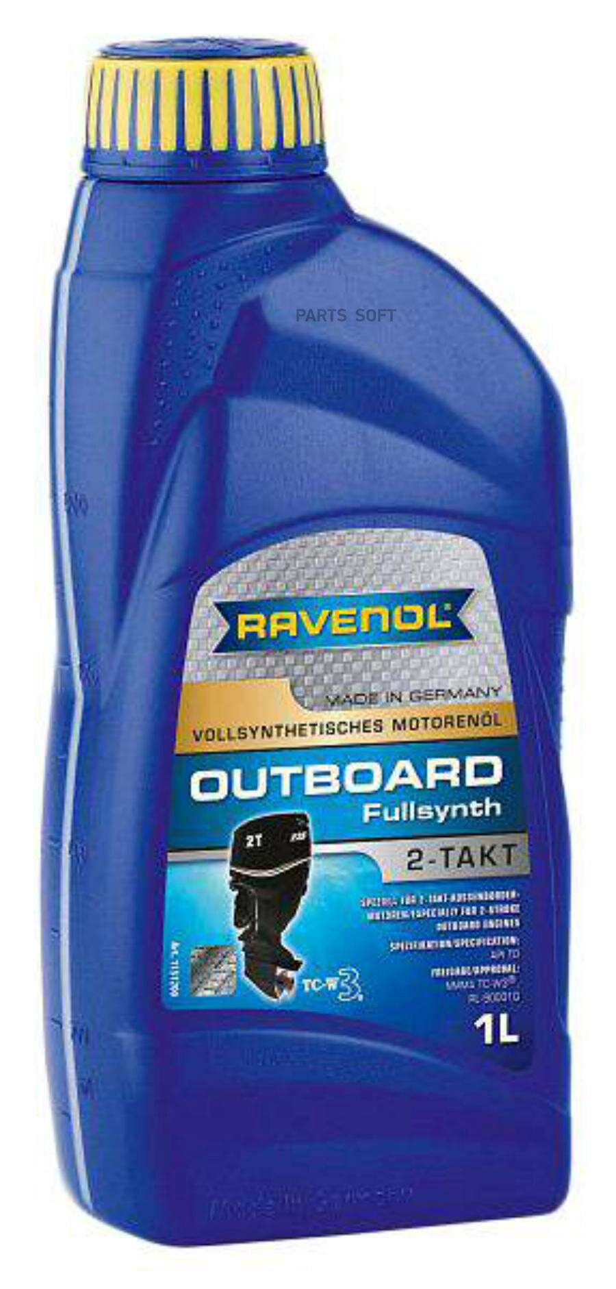 Моторное Масло Для 2Т Лод. моторов Ravenol Outboardoel 2T Fullsynth. (1Л) New Смазывание|Масло Ravenol арт. 1151200-001-01-999