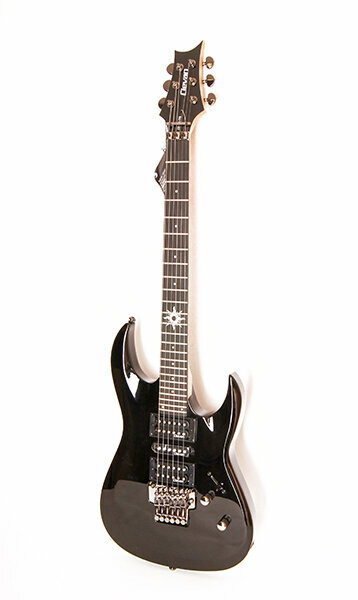 Электрогитара "Superstrat" (H-S-H), Тремоло в стиле Floyd Rose, Clevan