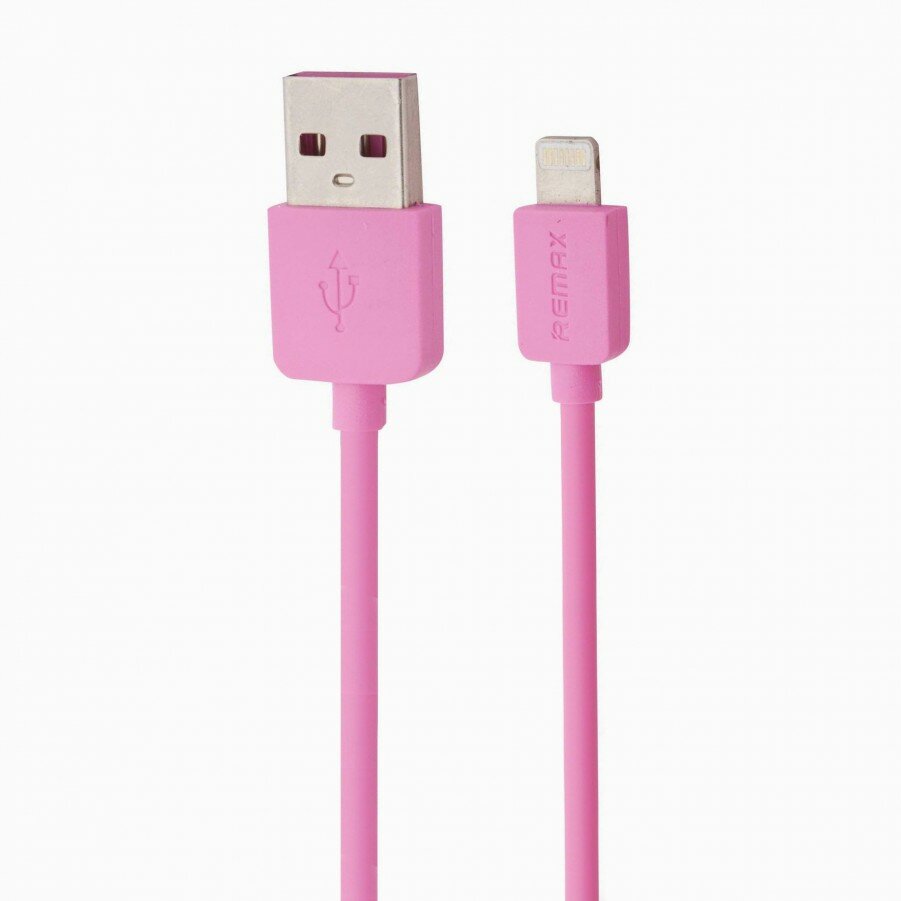 фото Кабель USB - для Apple lightning Remax Replica RC-006i, 100 см. (pink)