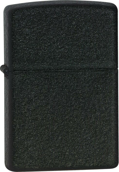 Зажигалка Zippo Classic Black Crackle чёрная-матовая