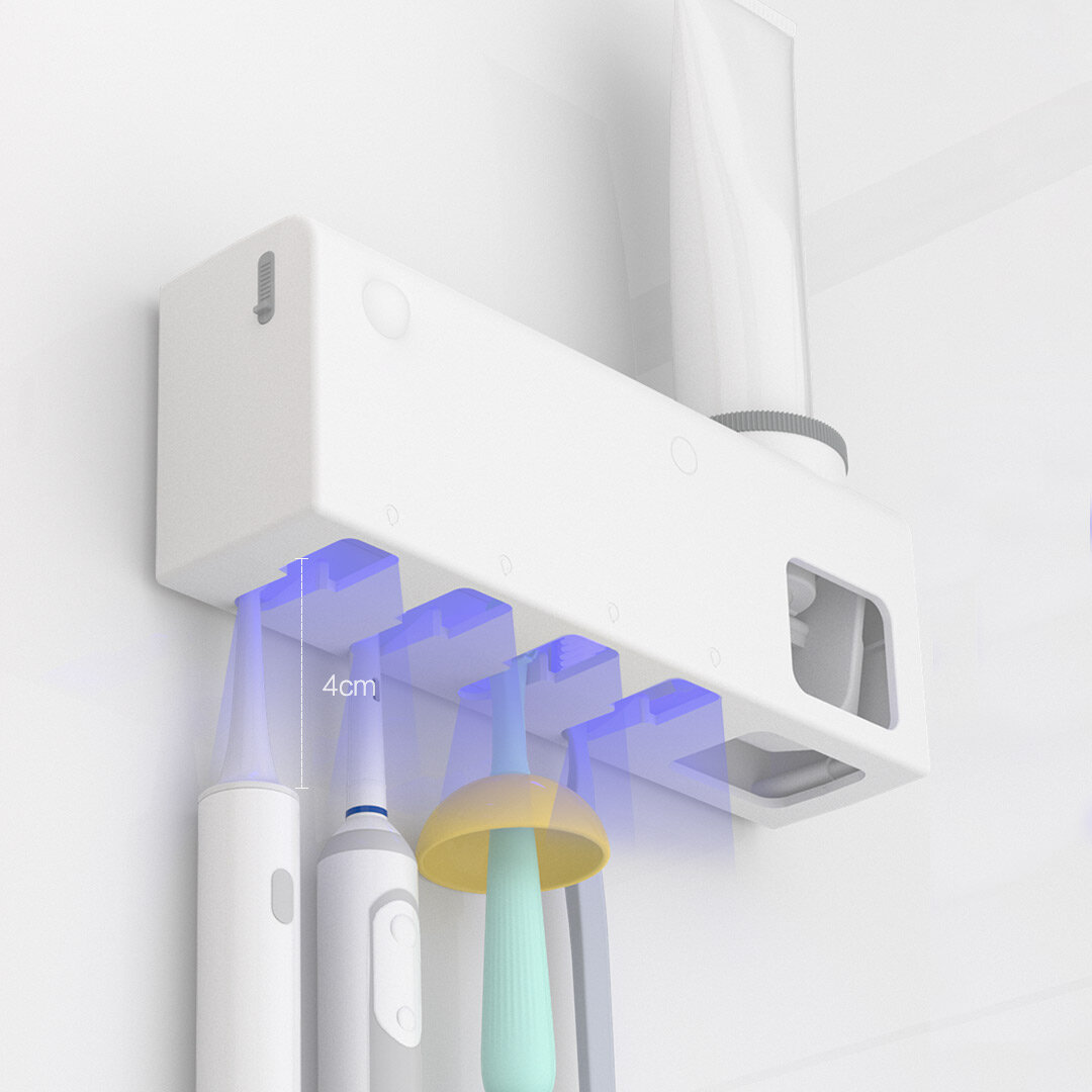 Дезинфицирующий держатель для зубных щеток Xiaomi Dr.Meng Disinfection Toothbrush Holder (MKKJ01) - фото №7