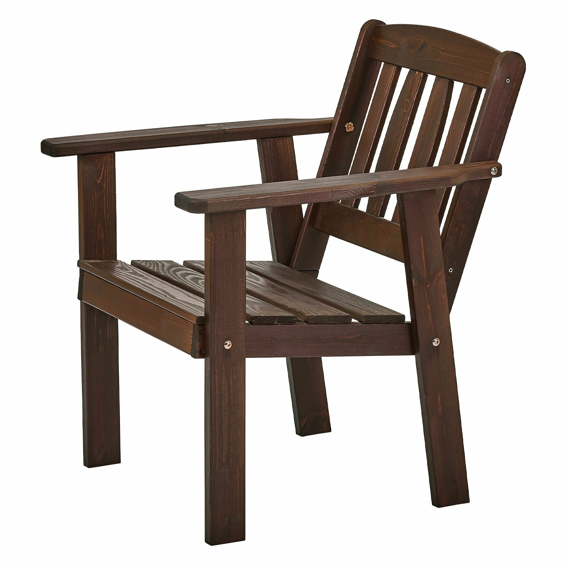 Кресло СОЛО,сосна окрашенная палисандр InterLink - фото №7
