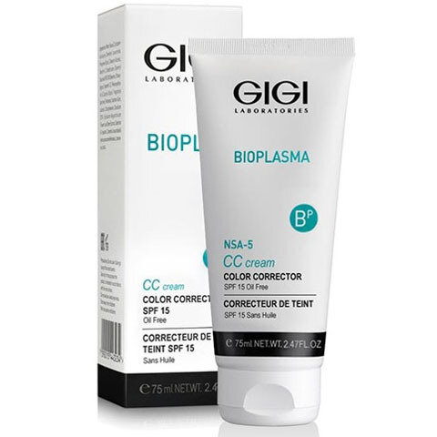 GIGI Bioplasma: Тональный корректор для лица с SPF 15 (CC-Cream Color Corrector SPF15) 75 мл