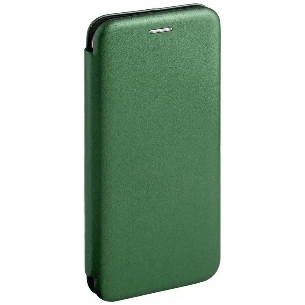 Чехол-книжка для Xiaomi POCO M5 - зеленый, противоударный откидной с подставкой, кейс с магнитом, защитой экрана и отделением для карт