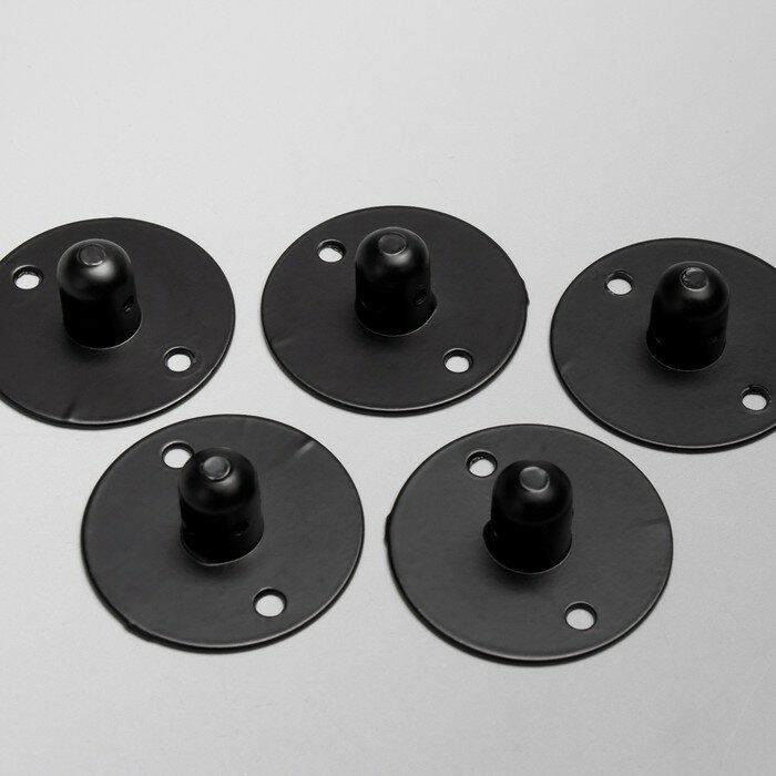 Комплект для светильника "Паук-5" черный 20х20х4см - фотография № 3